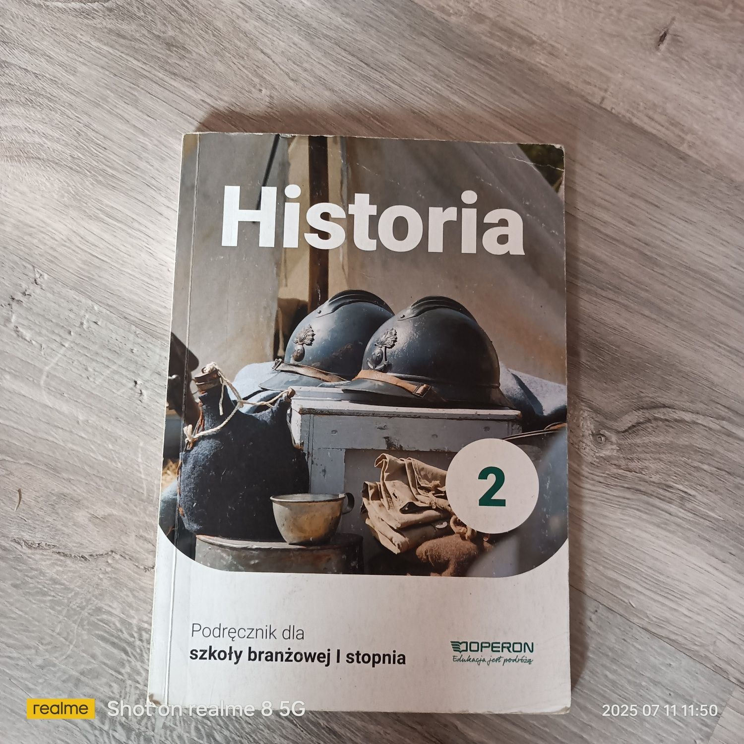 Historia 2 podręcznik dla branżowej szkoły pierwszego stopnia. Operon
