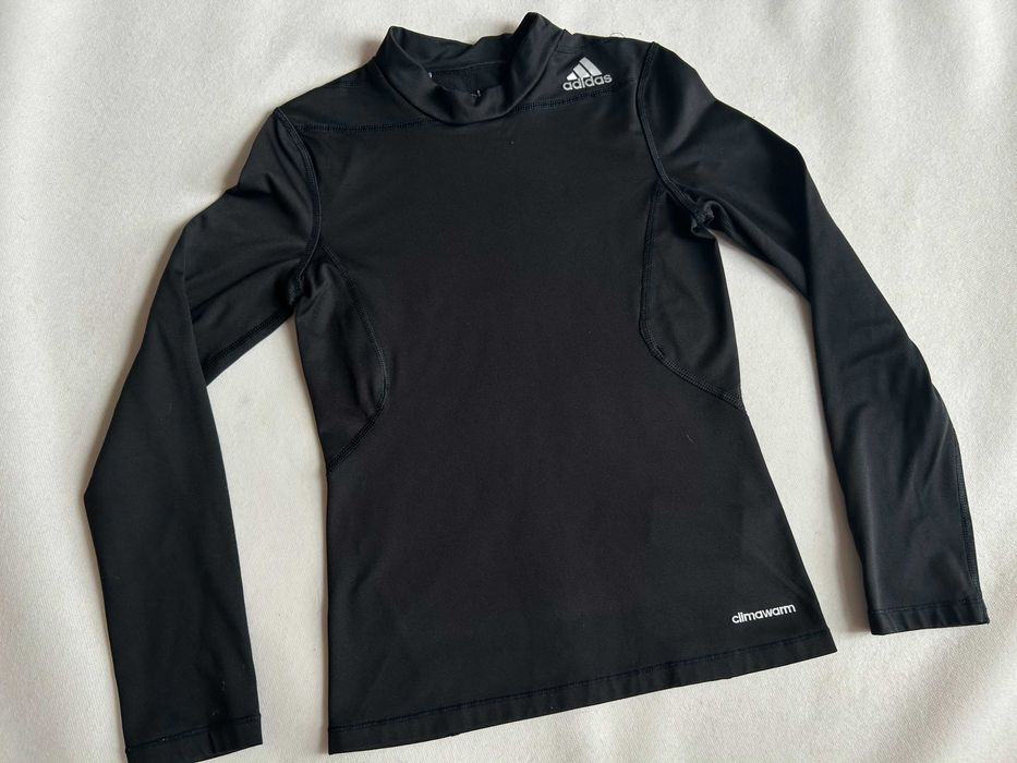 Adidas _ Czarna termiczna koszulka longsleeve M _ 152 _  techfit