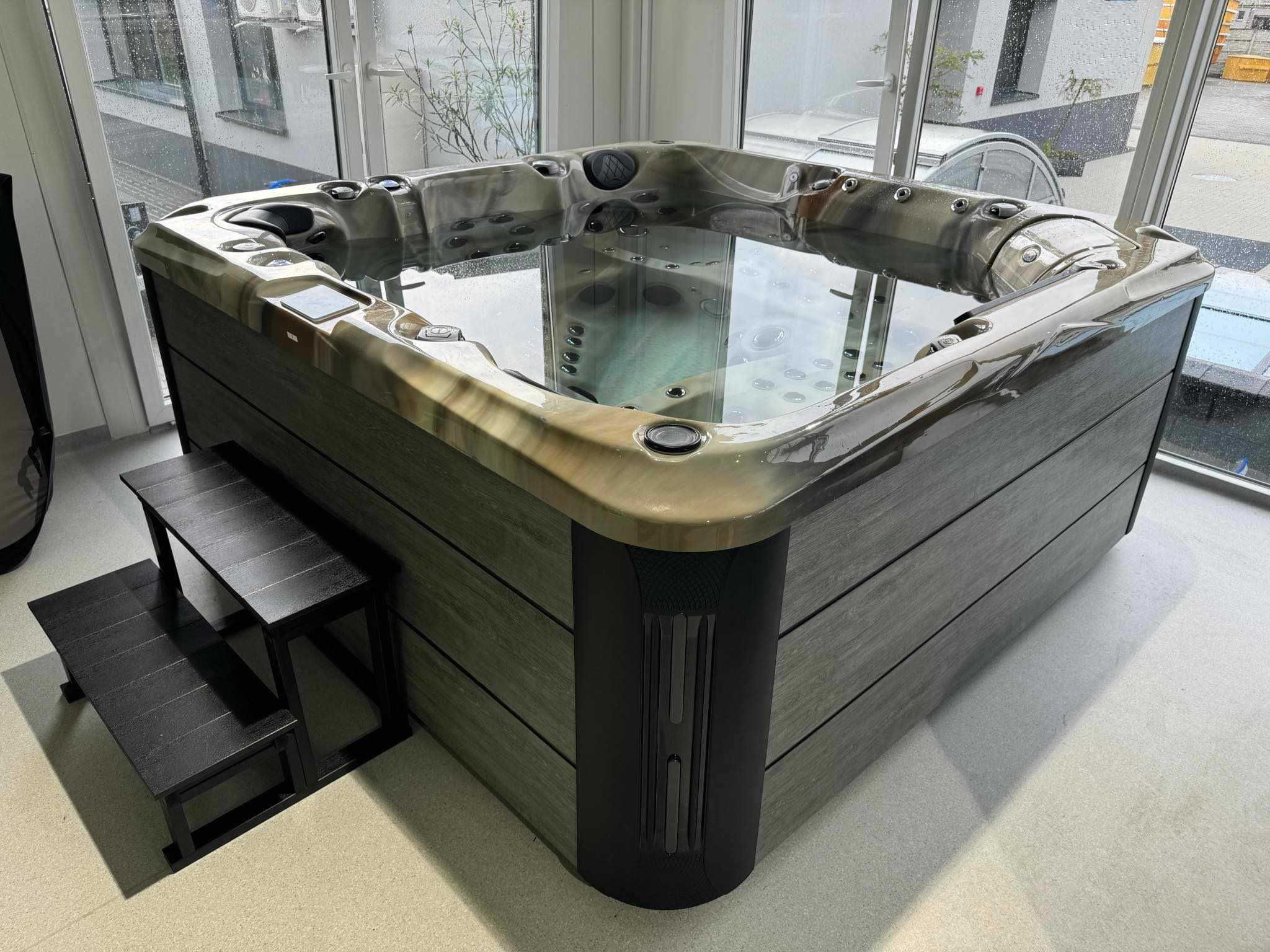 Jacuzzi z hydromasażem wanna ogrodowa luksusowe SPA dla 3,4,5,6 osób