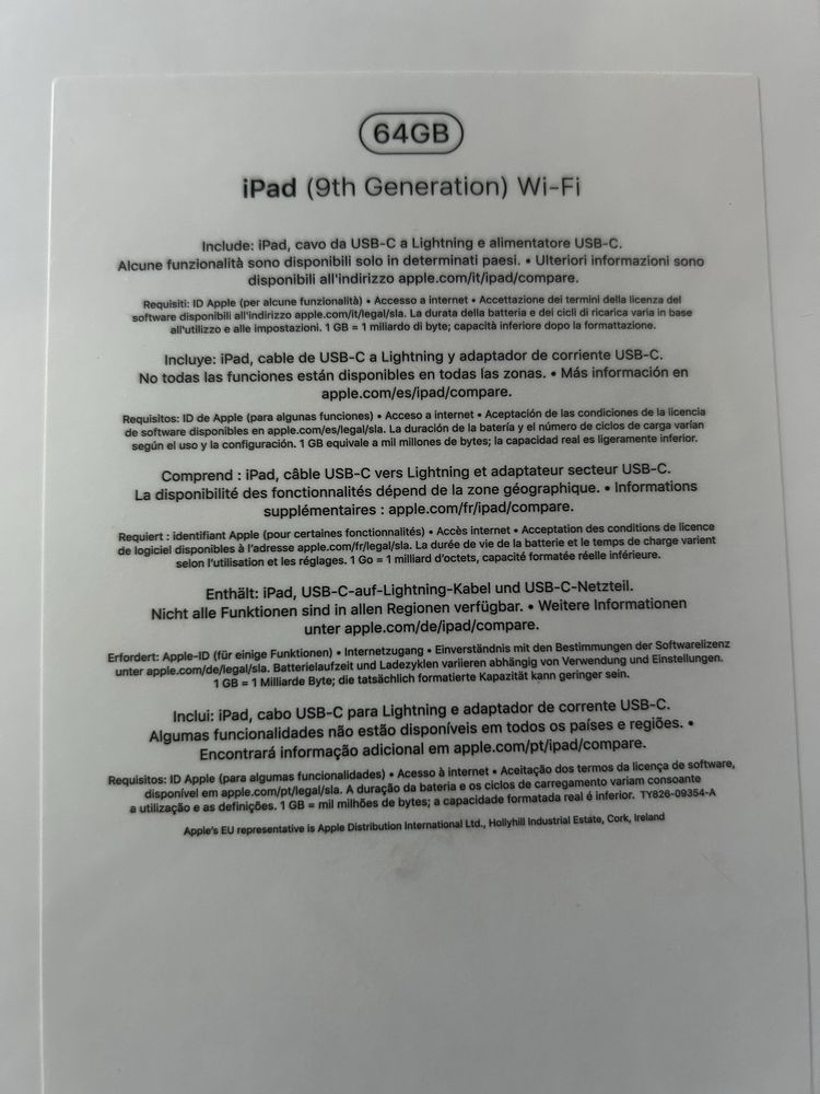 Ipad 9 покоління 64 gb