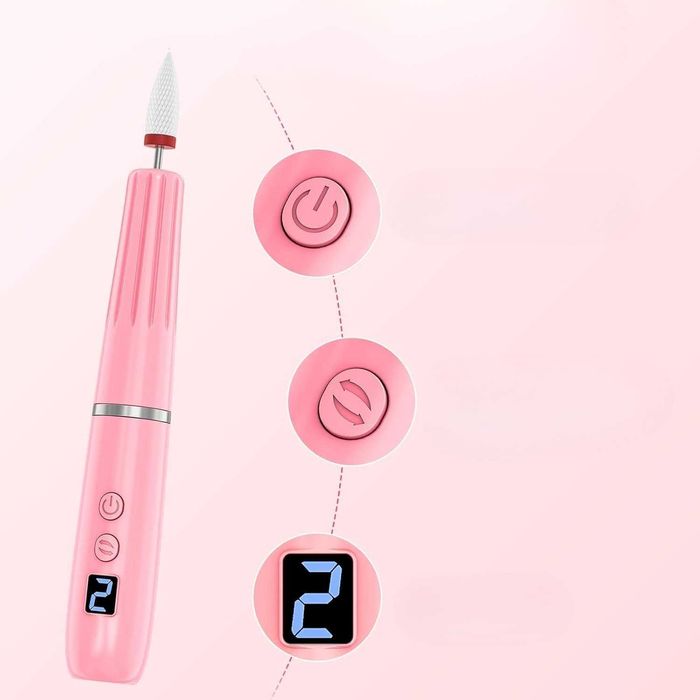 Frezarka Do Paznokci Manicure Pedicure Profesjonalna Bezprzewodowa