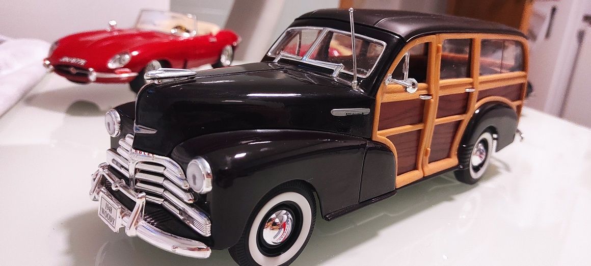 1/18 Chevrolet Woody welly carro coleção miniatura