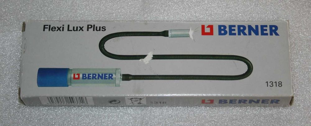 Latarka BERNER Flexi Lux Led z lusterkiem i magnesem