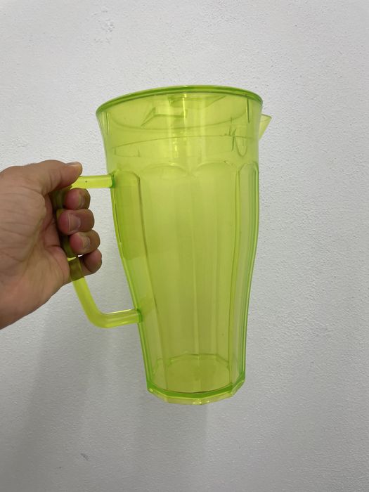 Jarro plástico verde loja área