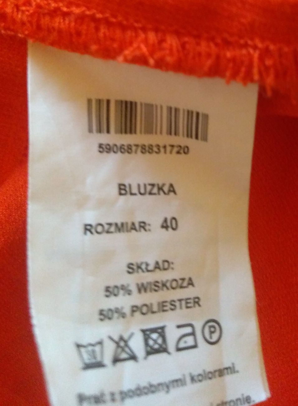 Damska bluzka Solar w rozmiarze 40.