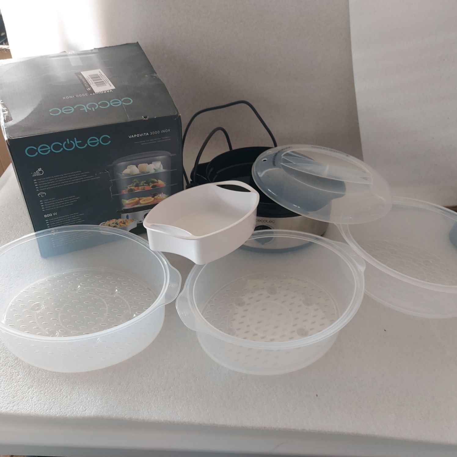 Cecotec elektryczna parownica do gotowania  800 W