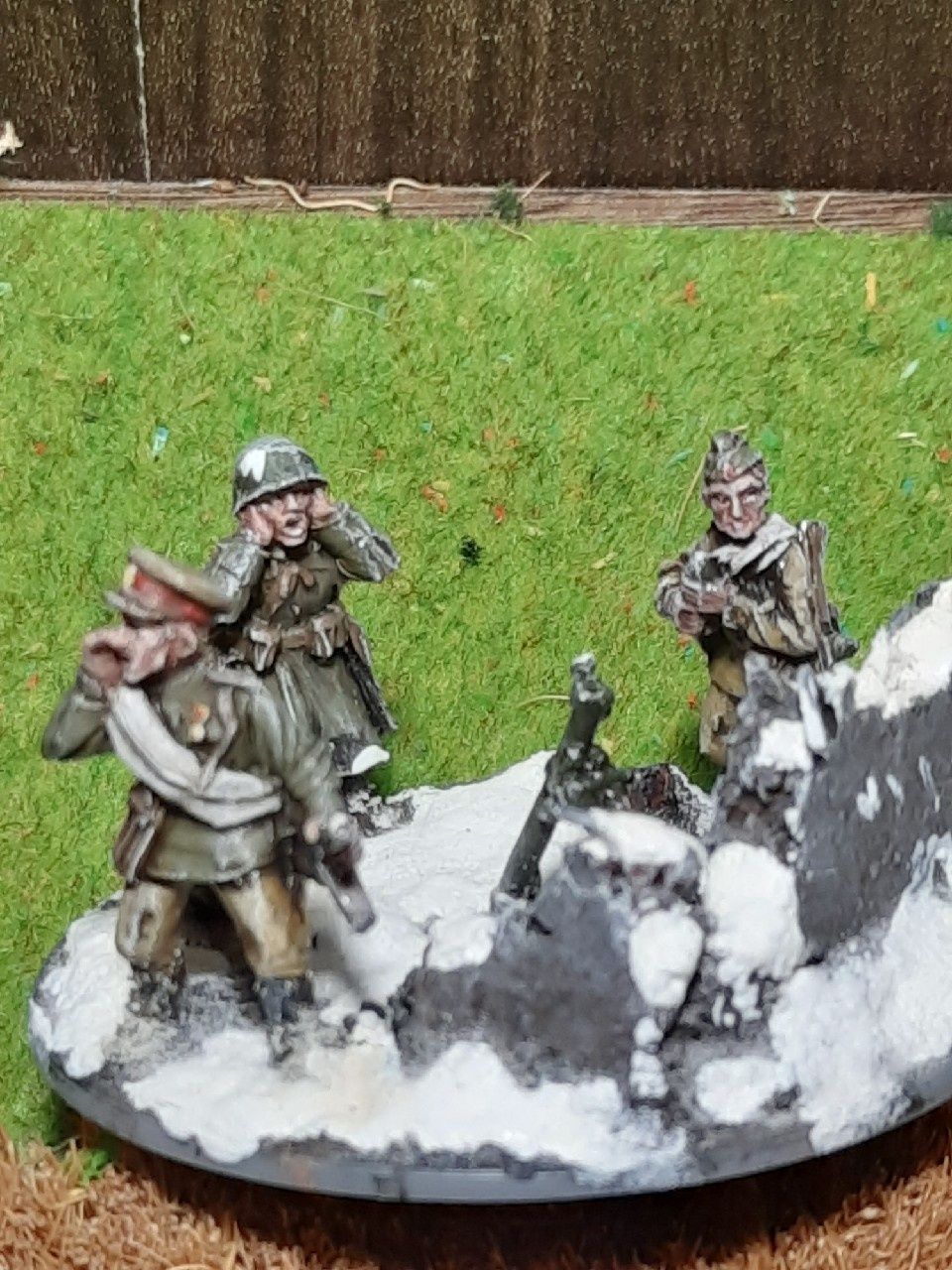 Bolt Action Soviet support group pomalowani