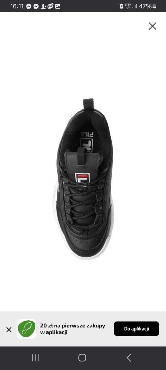 Fila buty damskie rozmiar 40