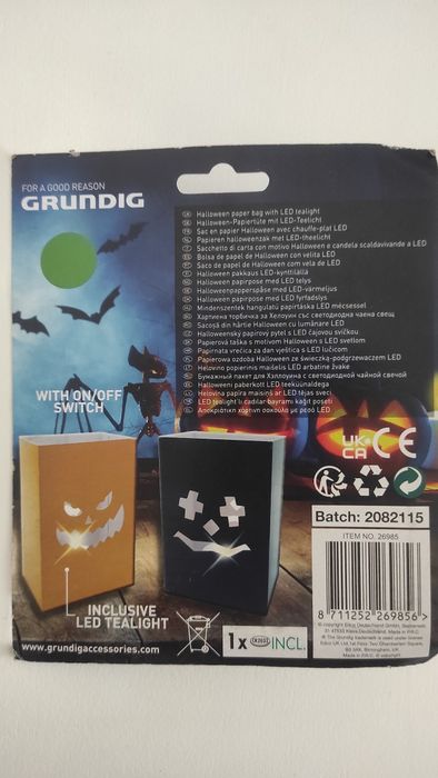 Halloween Latarnia Grundig LED