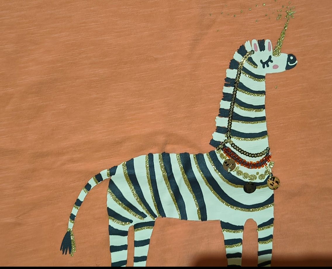 Bluzka C&A zebra roz. 134