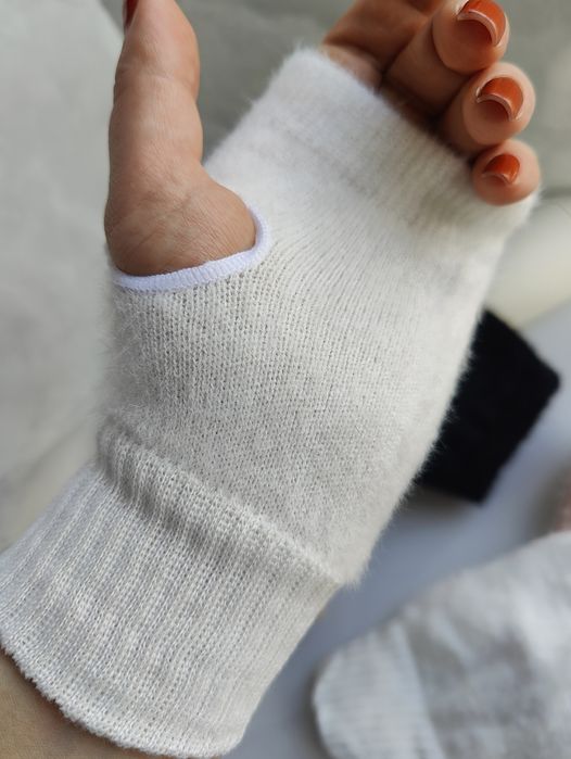 Жіночі рукавиці без пальців, мітенки