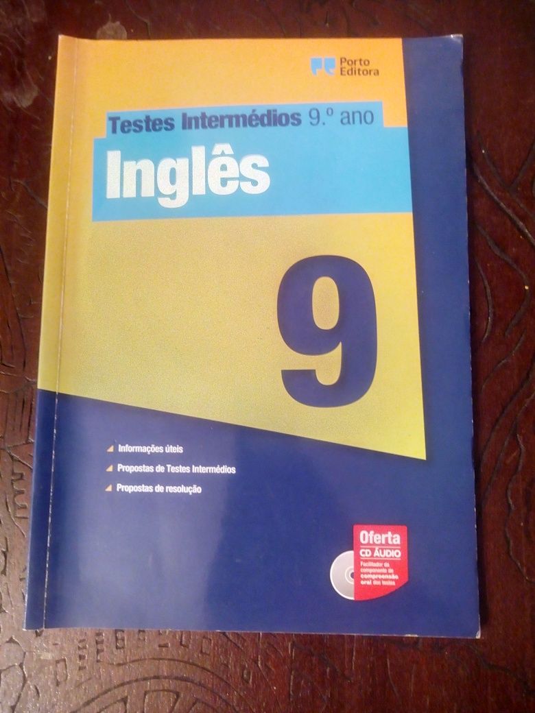 Testes Intermédios Inglês 9°ano Porto Editora