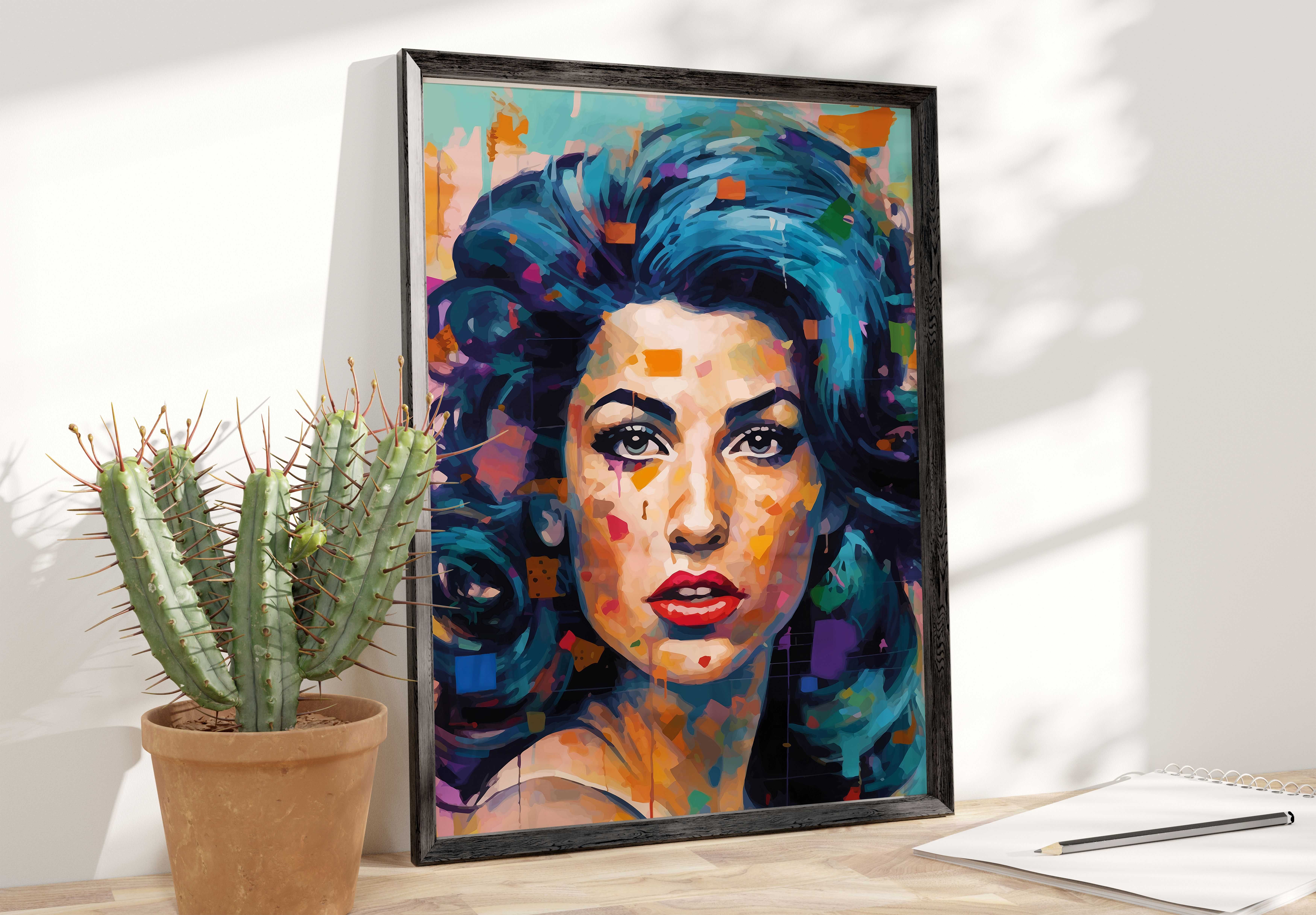 Plakat stylizowany A3 Amy Winehouse