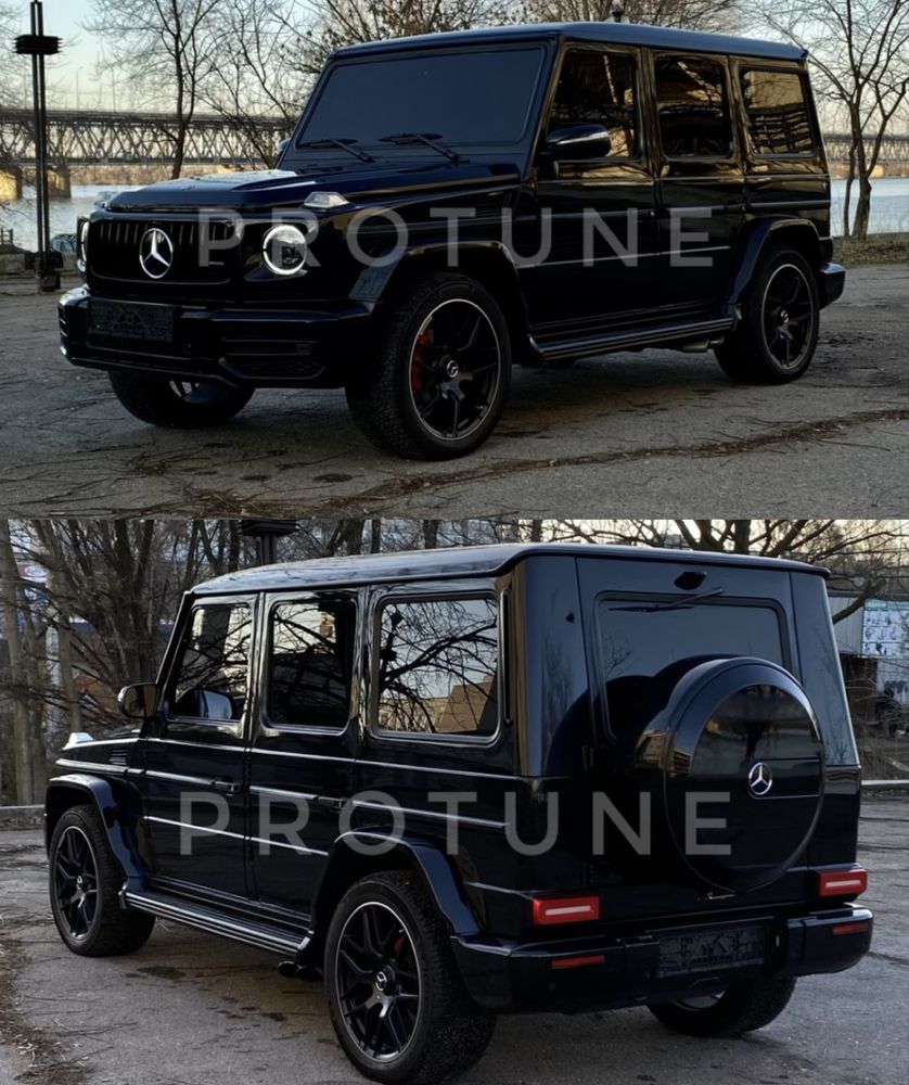Рестайлинг Mercedes-Benz G-Class W463 В W463a  бампер передний решетка