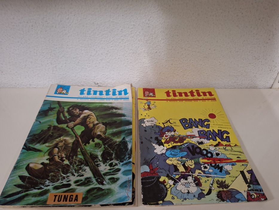 Revistas  antigas Tintin