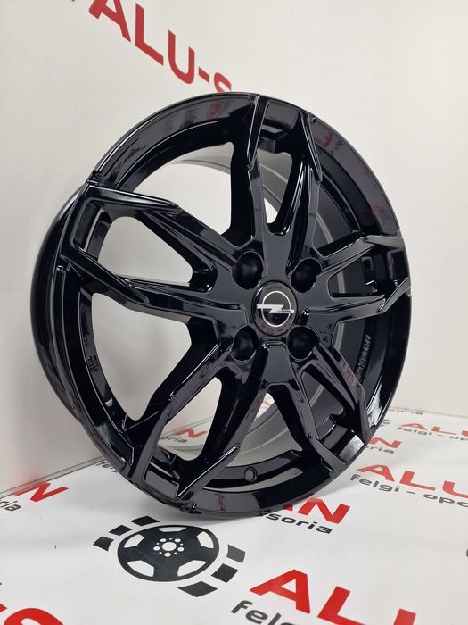 NOWE oryginalne alufelgi OPEL 16" 4x108 Mokka Crossland CorsaF- Czarny