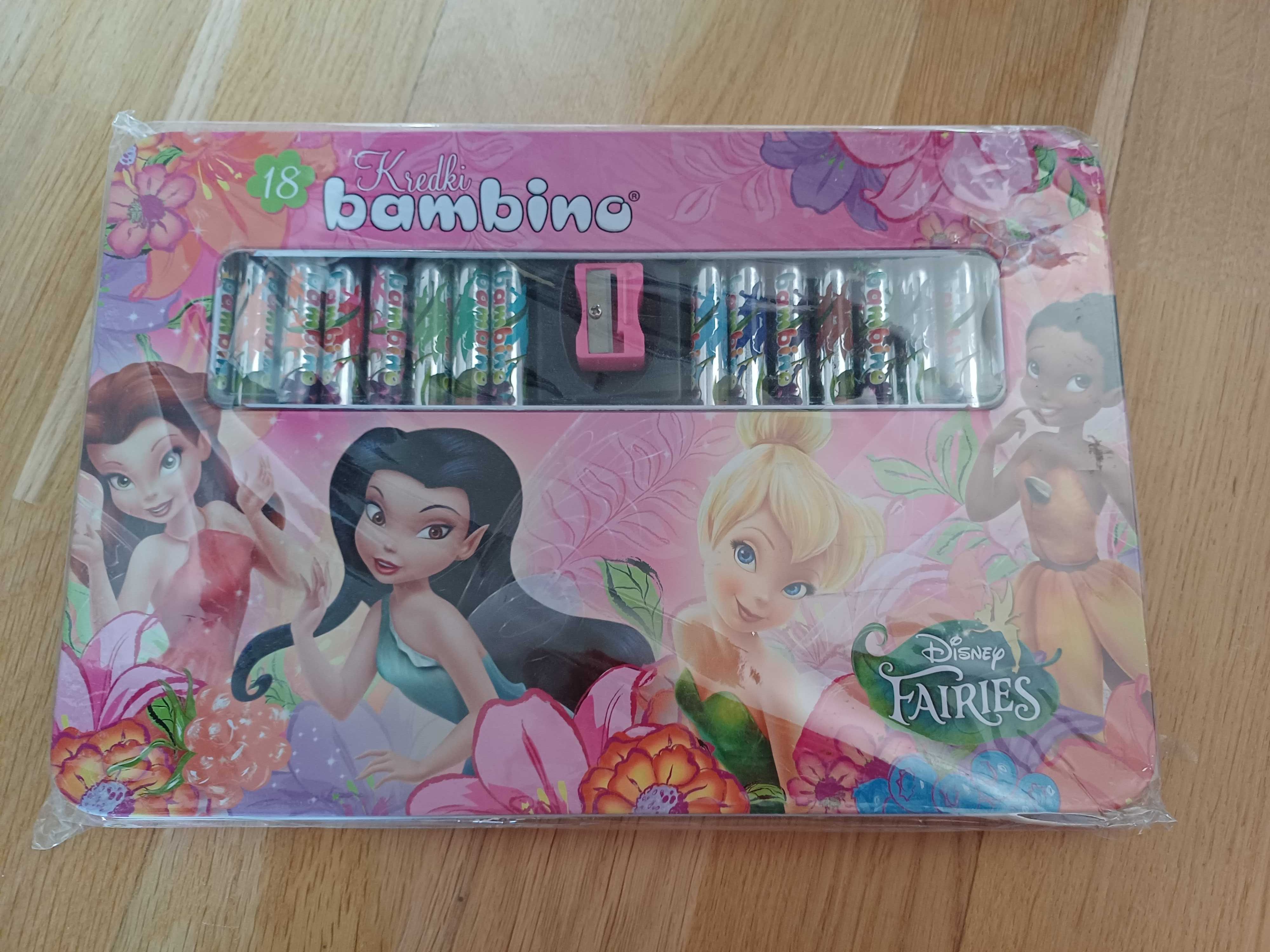 Kredki 18 Bambino -  Fairies - Dzwoneczek - NOWE - Super Prezent