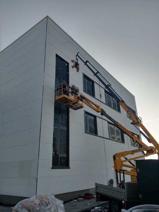 Usluga HDS, montaż , demontaż szyb, konstrukcji.