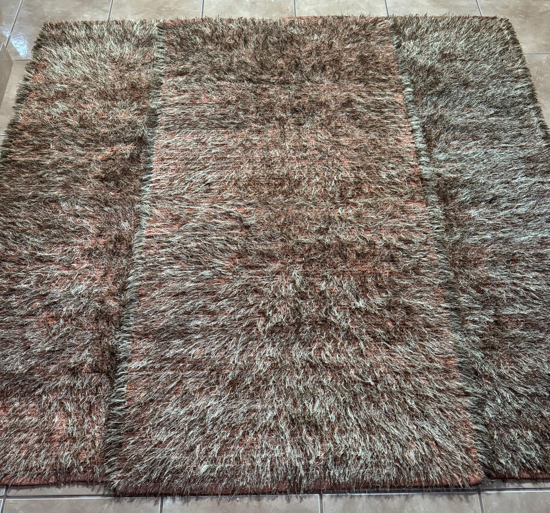 Conjunto 3 tapetes quarto 150x80cm