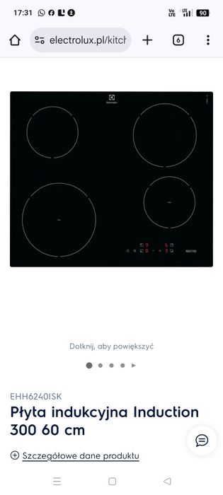 Płyta indukcyjna Elektrolux