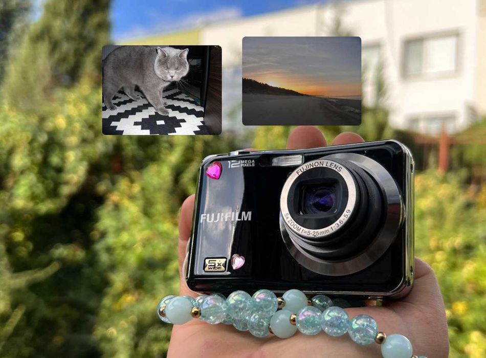 Fujifilm AX200 + pudełko zestaw/ retro digital camera