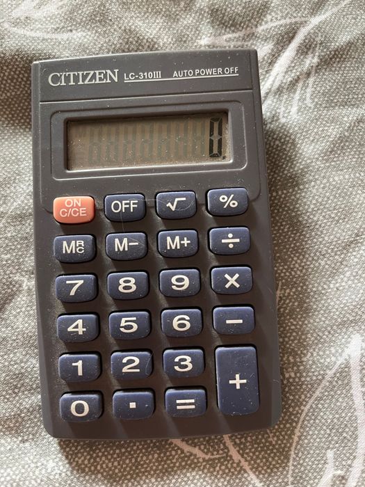 Калькулятор Citizen LC-310III Auto power off