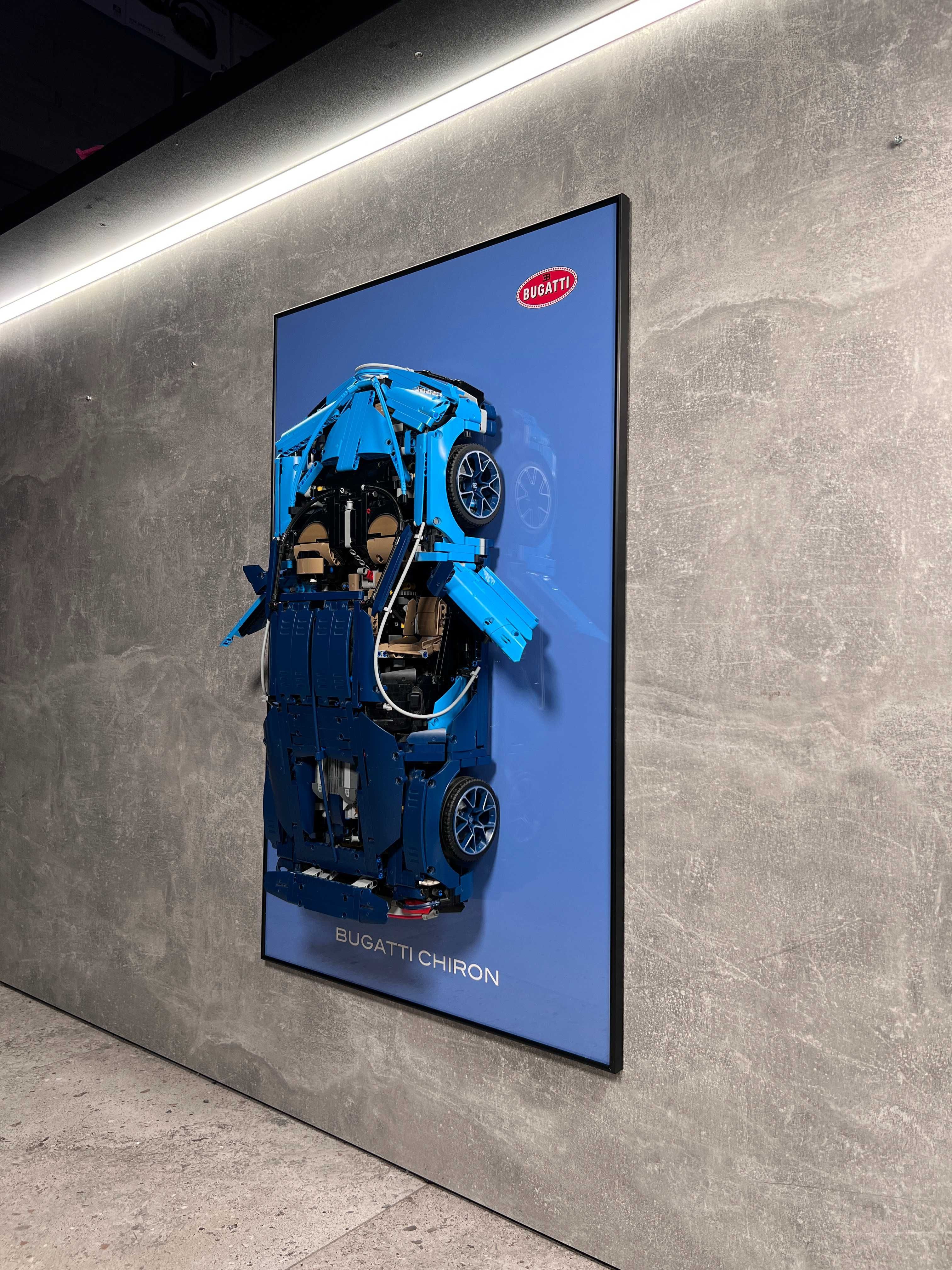 Арт Тримач Рамка на Стіну LEGO Technic Bugatti Chiron 42083 Підставка