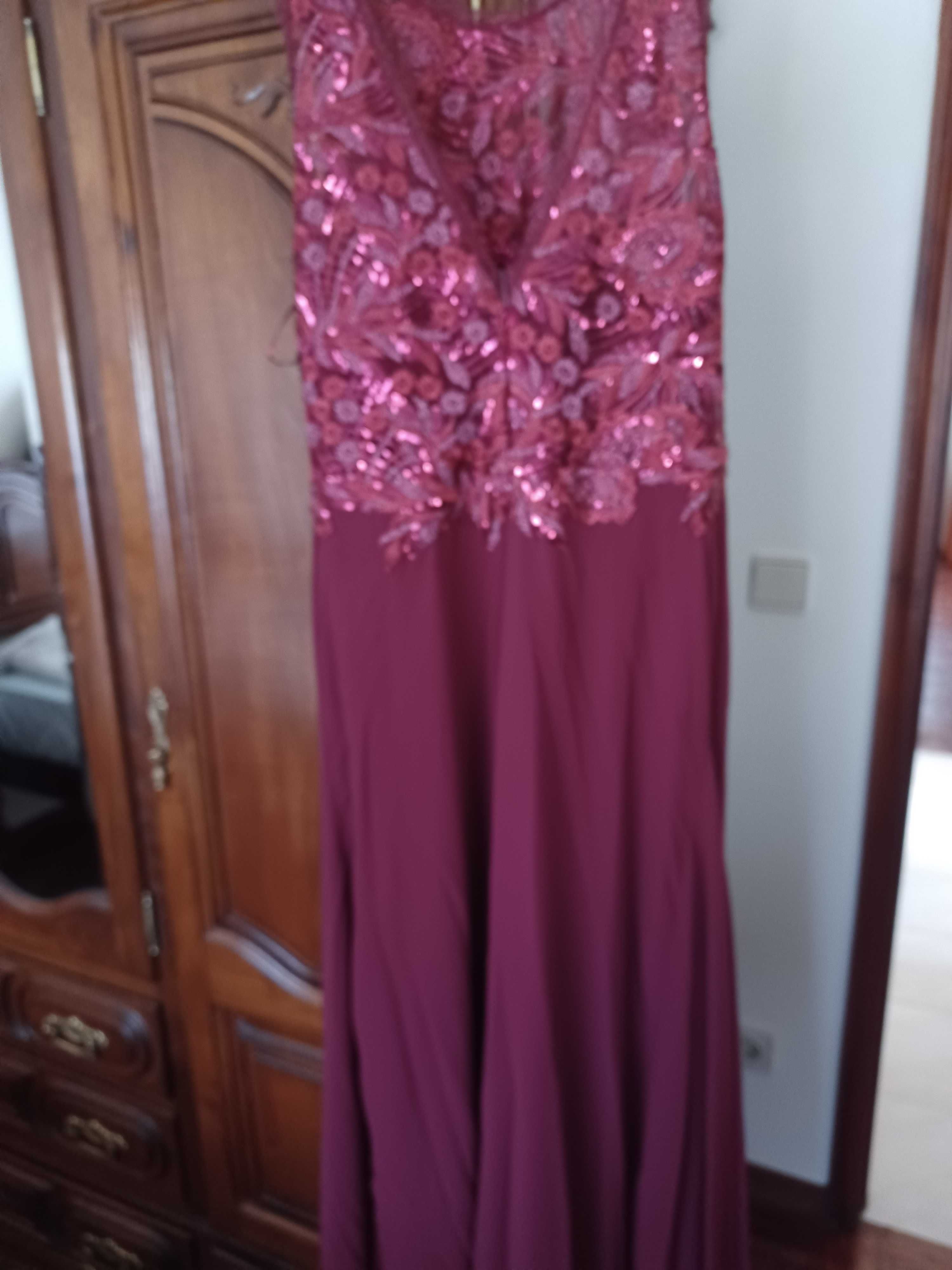 Vestido cerimonia bordo