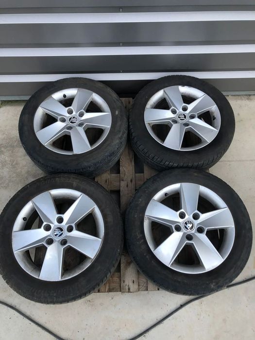 SKODA OCTAVIA III ALUFELGI KOMPLET 6,5Jx16H2 ET46 5E0601025H