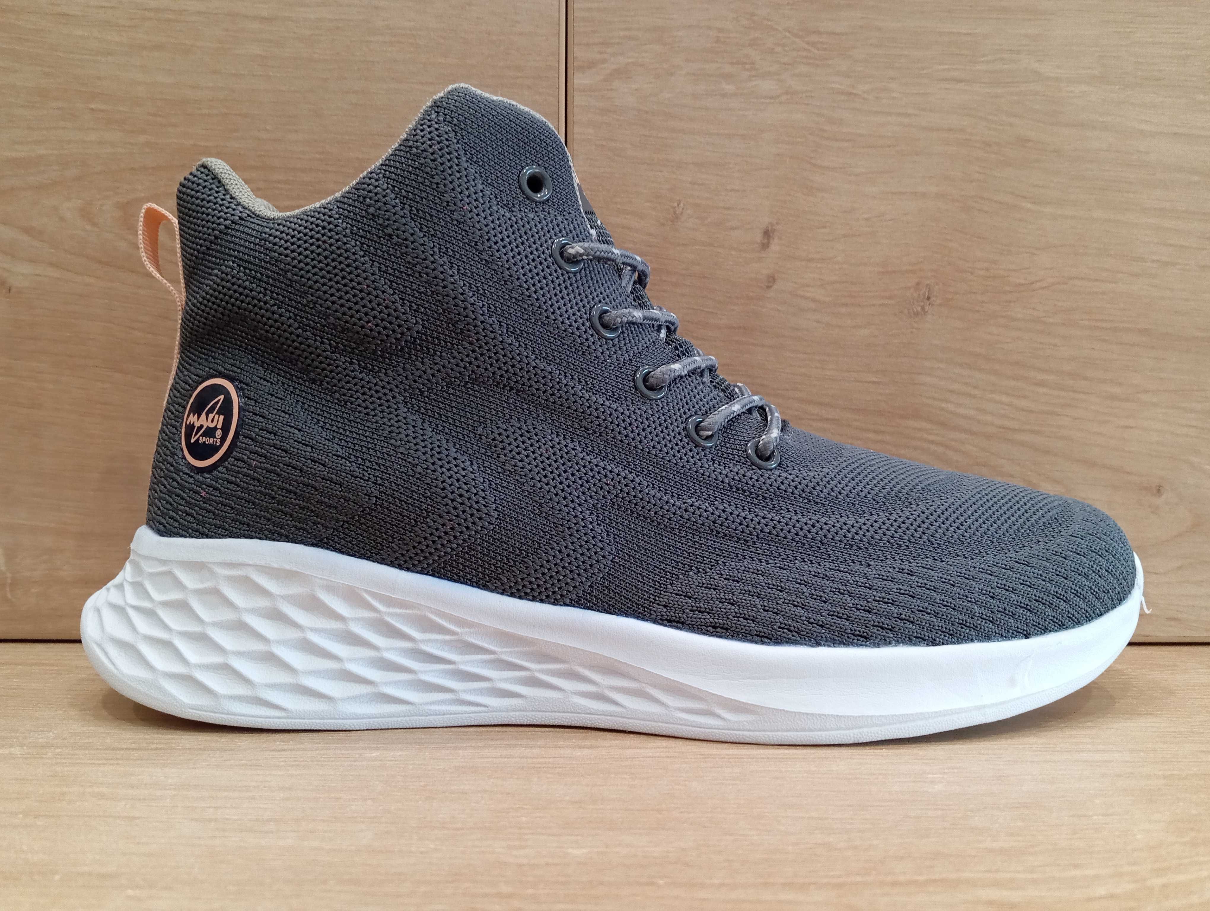 MAUI* SPORTS Super Lekkie Wysokie Sneakersy Damskie Rozm. 39 /25cm.