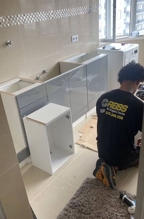 Montagem de cozinha montador de móveis