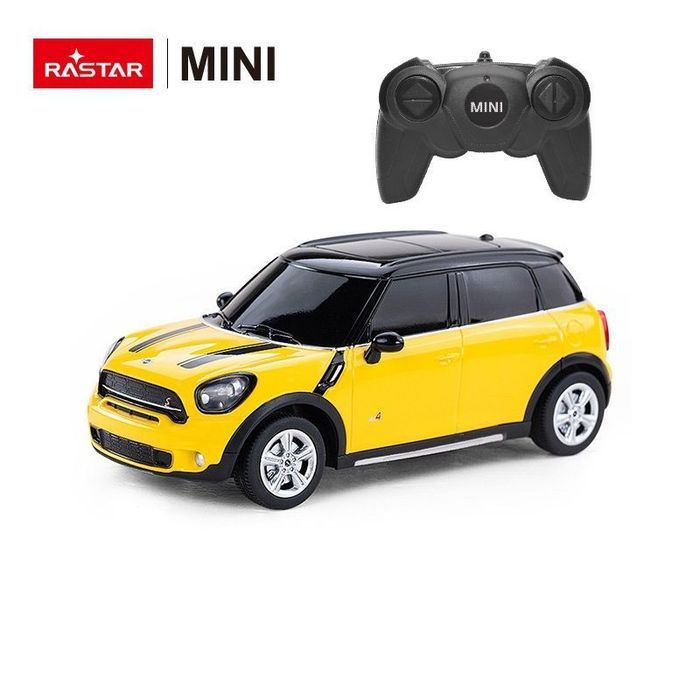 Mini Cooper S Countryman R/C skala 1:24 Rastar 71700 sterowany żółty