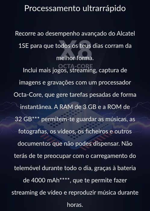 Smarphone Alcatel 1SE