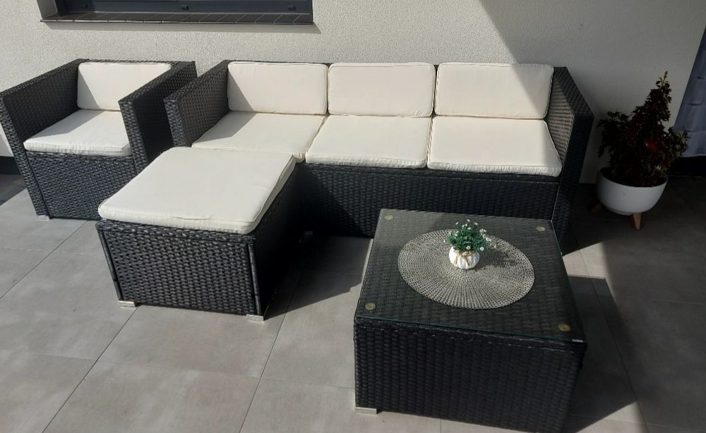 Cena okazyjna tylko do czwartku Narożnik zestaw ogrodowy