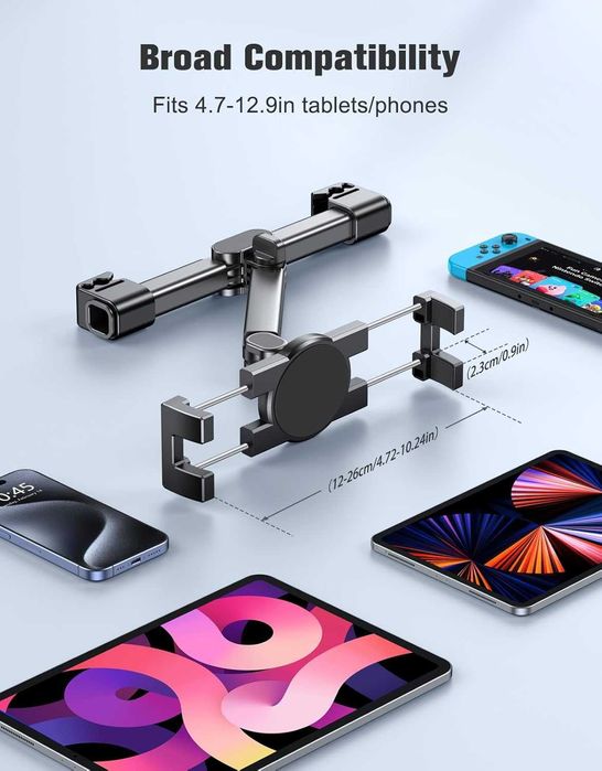 Regulowany Uchwyt na tablet Rolgno do samochodu