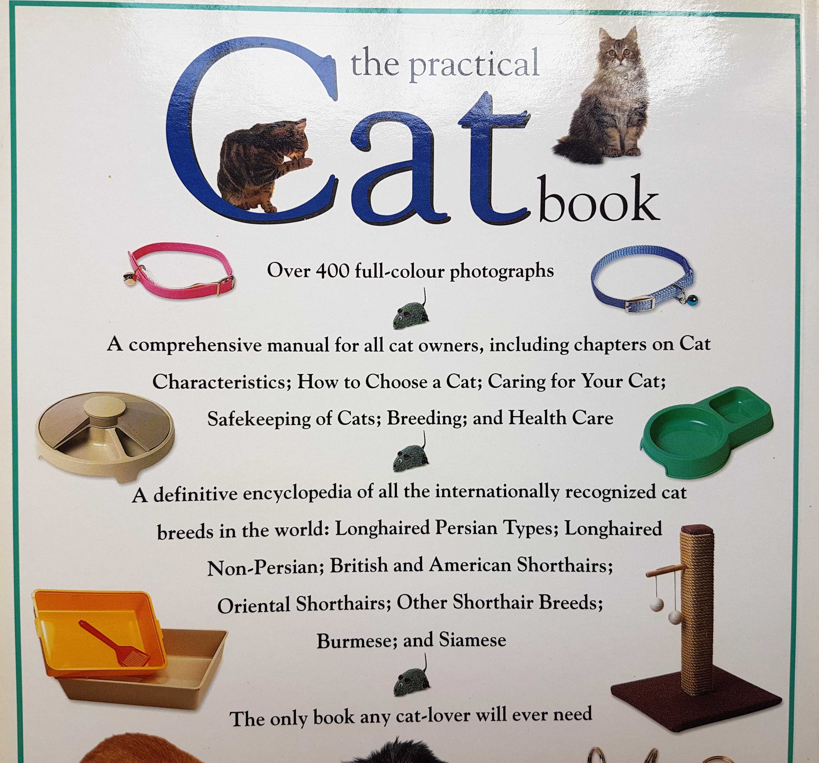 Livro "The Practical Cat Book"