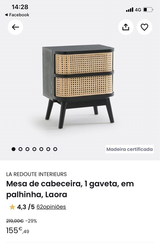 Conjunto de mesas de cabeceira