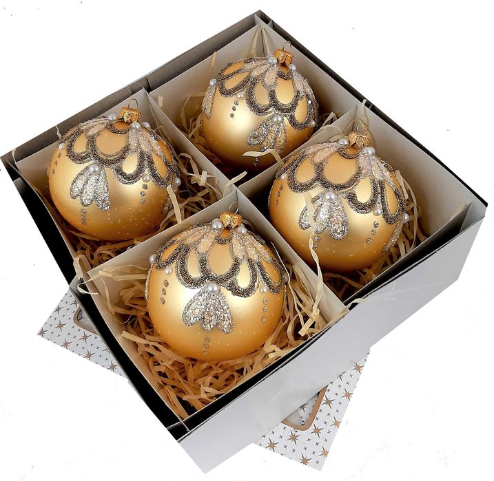 Bombki szklane choinkowe