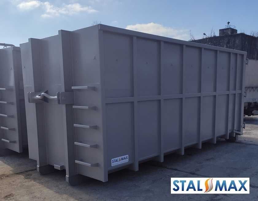 Kontener hakowy 33, 36 STAL-MAX, kontenery, złom, odpady, hakowiec
