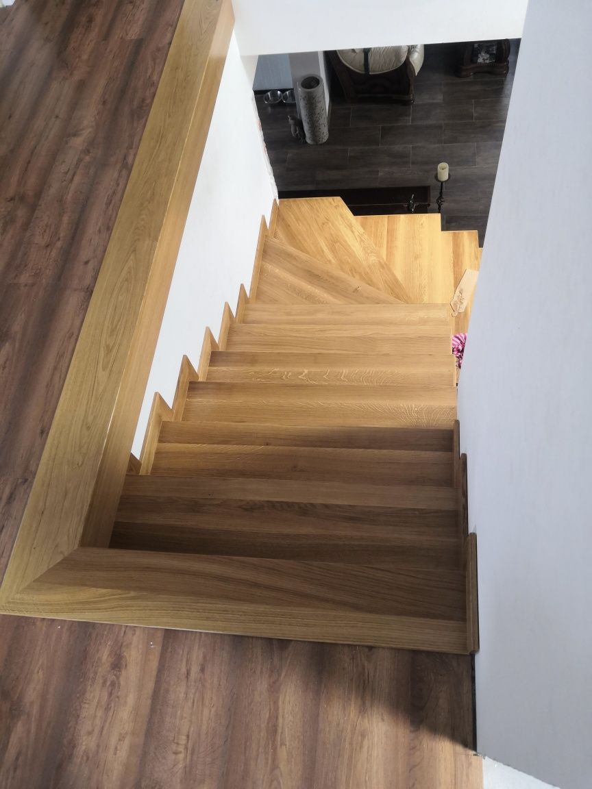 Drewno klejone półki blaty schody trepy