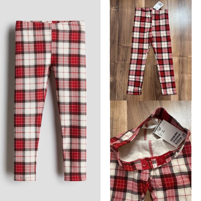 Теплі лосини на флісі h&m на двічинку 4-5-6-7-8-9-10 років hm лосіни