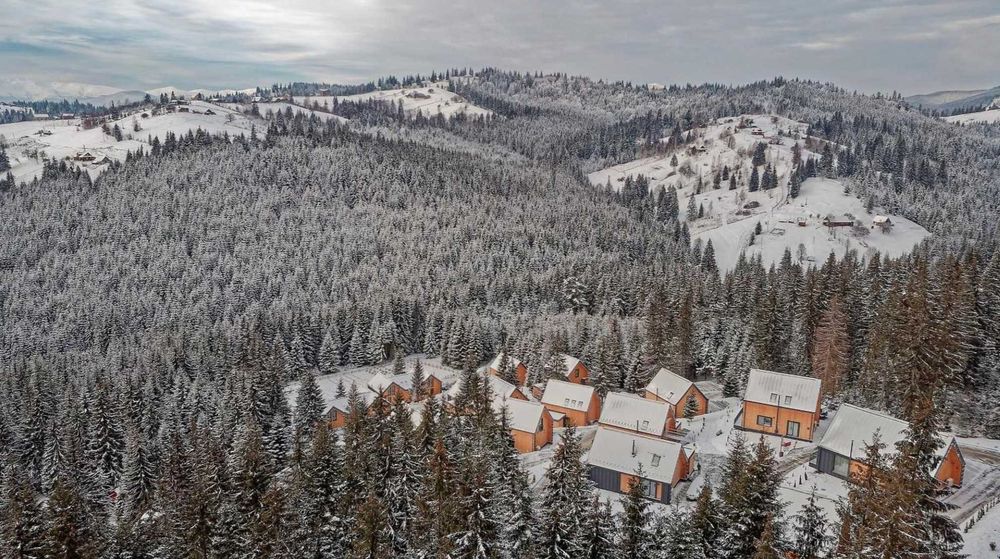 Преміальний котедж посеред лісу у Карпатах - Skogur