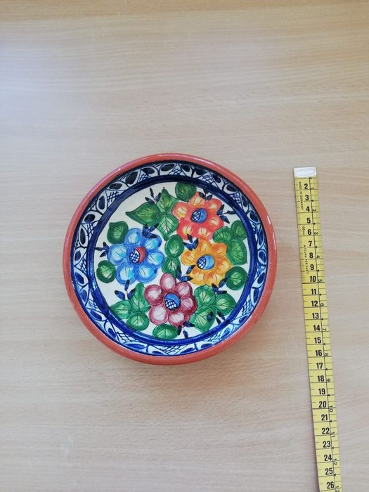 Taça loiça alentejana pintada à mão