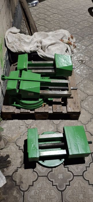 Станочные тиски, лещата, тески 25см, 250мм поворотные