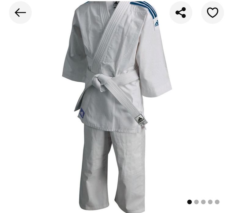 Kimono fo judo dla dzieci Adidas J200E