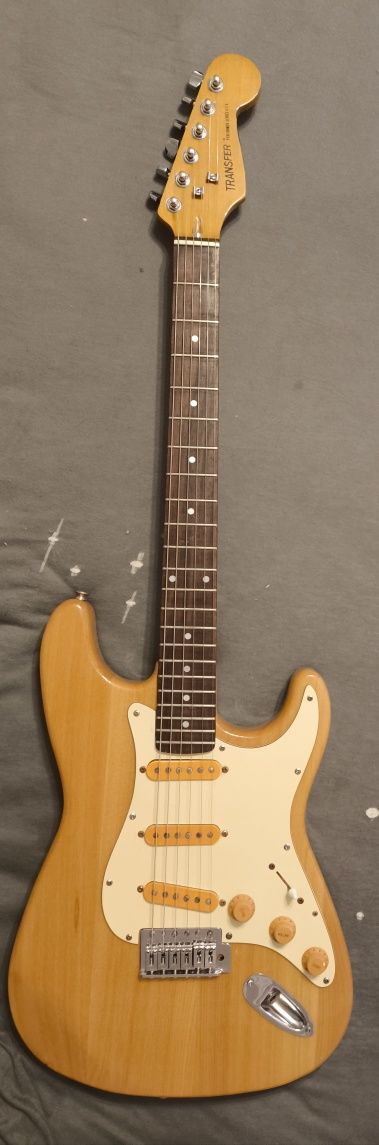 Gitarka elektryczna strat składak jesion
