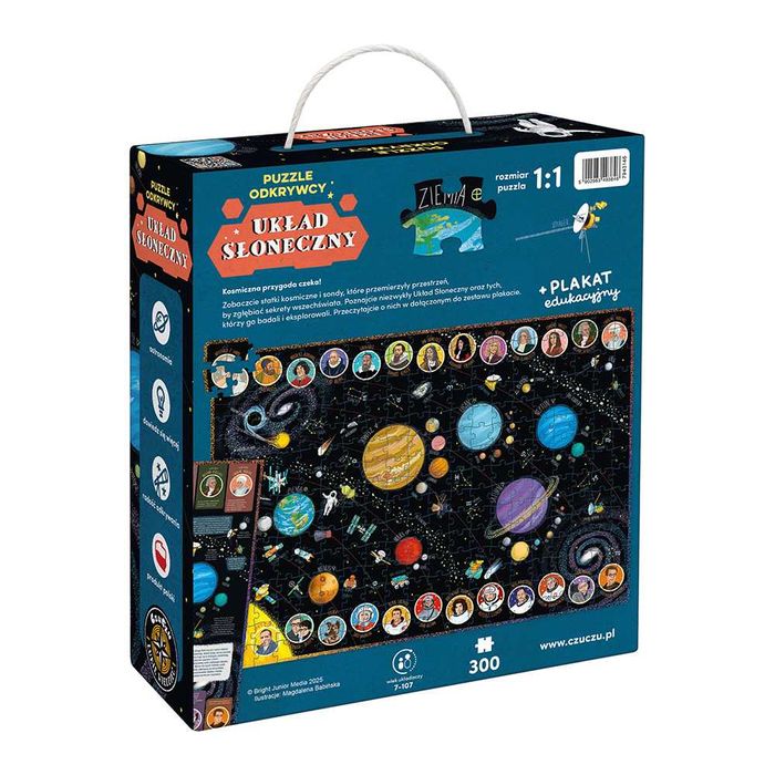 CZUCZU CZU CZU PUZZLE Odkrywcy Układ słoneczny 300 elementów