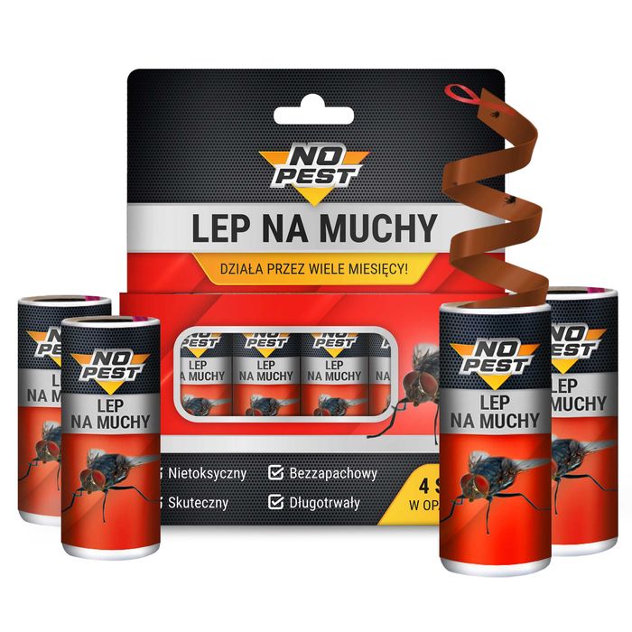 Pułapka lepowa na muchy, lep No Pest