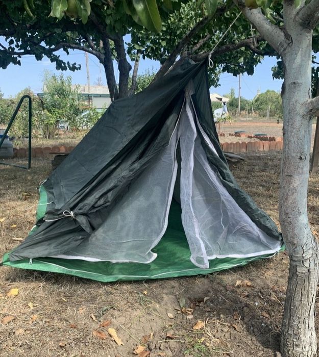 Палатка туристическая двухместная компактная лёгкая