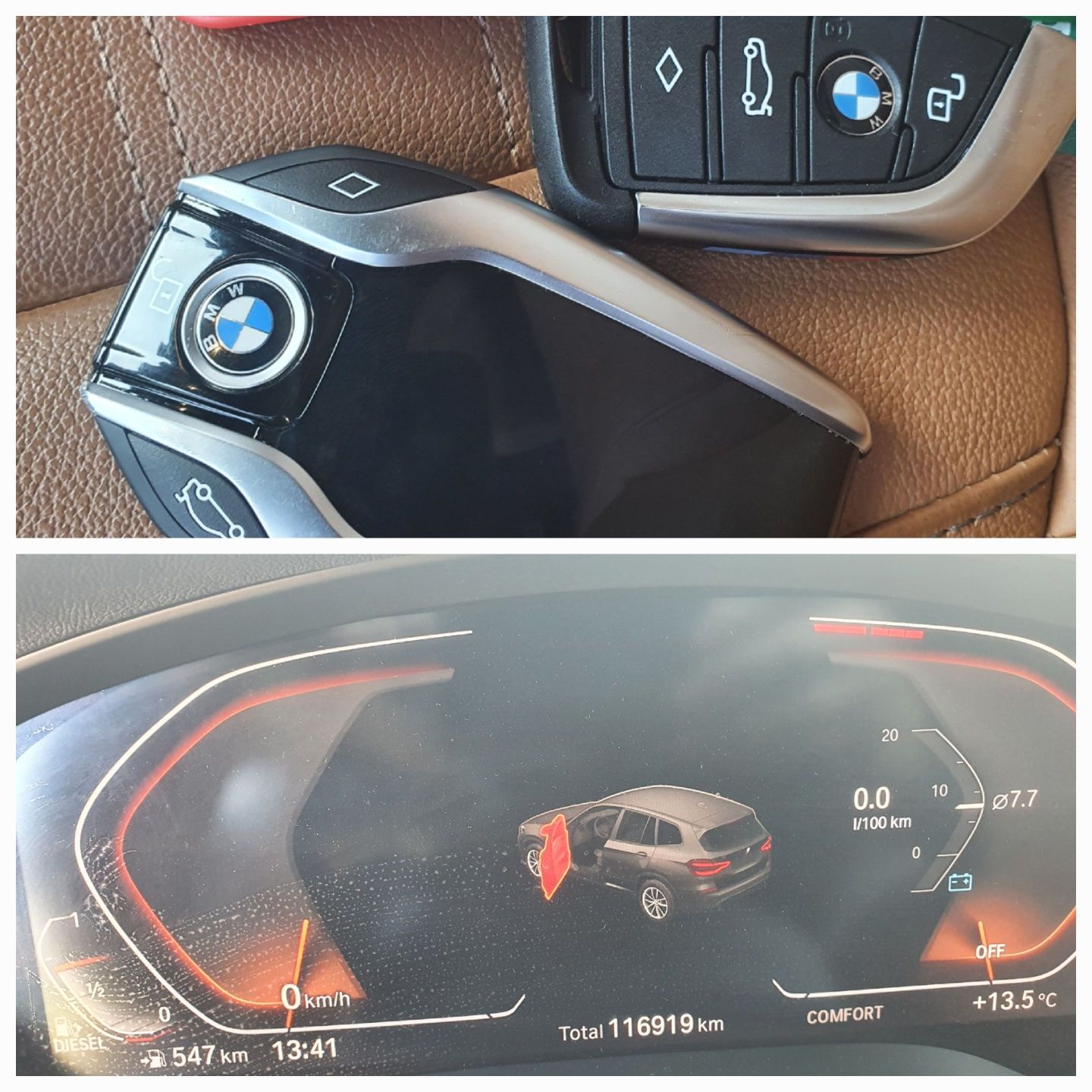 BMW X3 3.0 Diesel Automat 4x4  Skóra wynajem długoterminowy
wersja M S